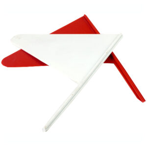 BANDERA PARA REPAROS (18 PARES BLANCA/ROJA)