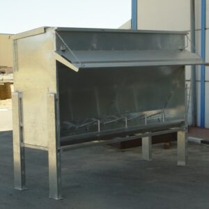 TOLVA CEBO VACUNO 3000 KG. GALV. UNA CARA