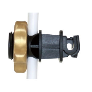 Aislador de varilla de 12 mm negro. Bolsa 25 uds.