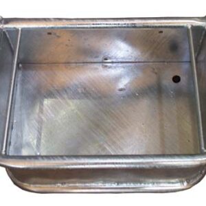 Comedero metálico rectangular
