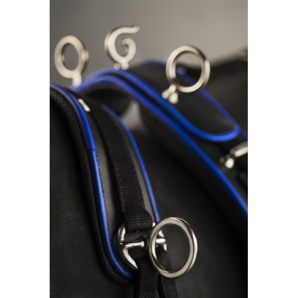 ENGANCHE SINTETICO COMBINADO - NEGRO , AZUL o ROJO - Imagen 3