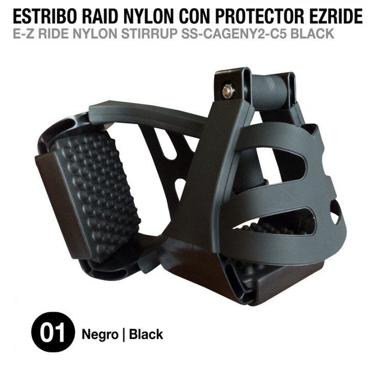 ESTRIBO RAID NYLON CON PROTECTOR EZRIDE