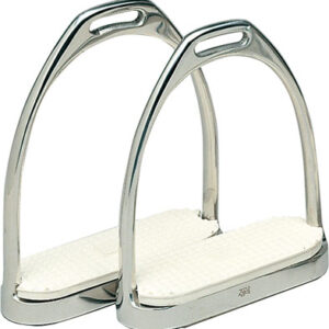 ESTRIBO INGLES ZALDI INOXIDABLE CON TACO (PAR)