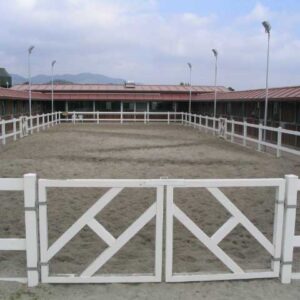 Puerta para vallado PVC