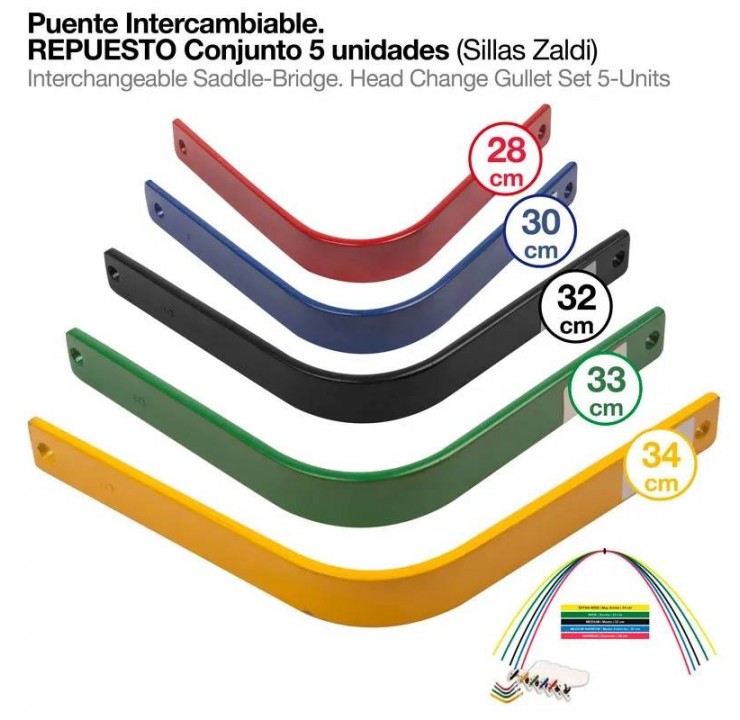 PUENTE REPUESTO GS conjunto 5uds.