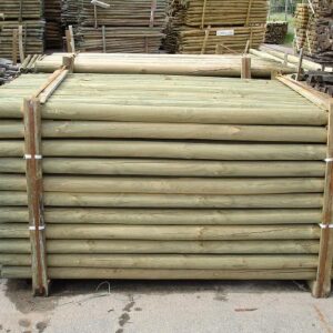 Postes Torneados de madera tratada