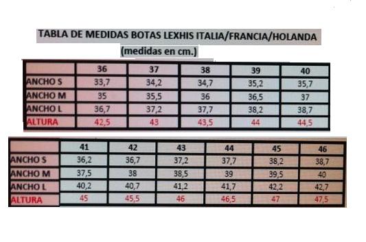 BOTA LEXHIS HOLANDA (PAR) - Imagen 5