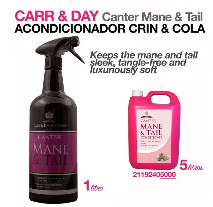 ACONDICIONADOR COLA/CRINES CARR & DAY & MARTIN MANE & TAIL C/PULVERIZADOR 500 m.l