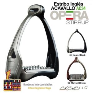 ESTRIBO INGLÉS ACAVALLO OPERA AC601