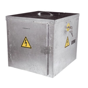 Caja metálica electrificada