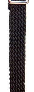 CORREA ESPUELA INGLESA NYLON FINA NEGRO CON HEBILLA (PAR)