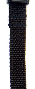 CORREA ESPUELA INGLESA NYLON FINA NEGRO CON CLIP (PAR)
