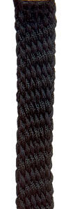 CORREA ESPUELA INGLESA NYLON GRUESA NEGRO CON HEBILLA (PAR)