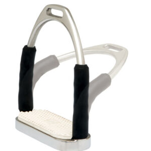ESTRIBO INGLES SEFTON COMPACTO FLEXIBLE INOXIDABLE CON TACO (PAR)