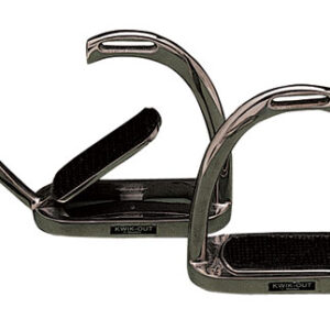 ESTRIBO INGLES KWIK-OUT SEGURIDAD INOXIDABLE CON TACO (PAR)