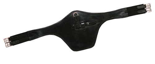 CINCHA LEXHIS CUERO CON BARRIGUERA Y ELASTICO