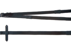 RIENDAS LEXHIS CUERO DOMA CLASICA CON GOMA INTERIOR