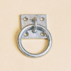 ANILLA CON PLACA STUBBS PARA FIJAR EN PARED S30P