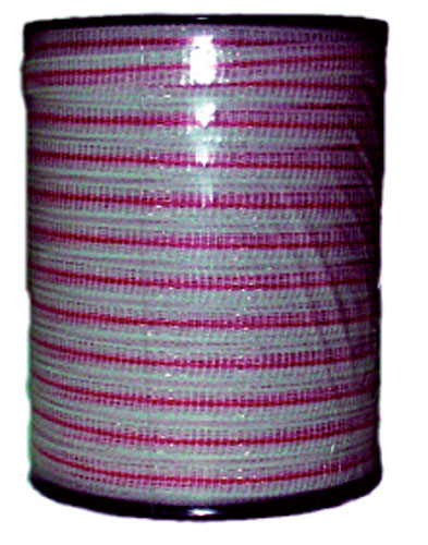 CINTA CERCA ELECTRICA LLAMPEC (BOBINA 200 M.) ANCHO 12 MM. BLANCO/ROJO