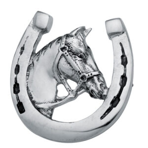 HERRADURA DECORATIVA CON CABEZA CABALLO