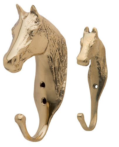 PERCHA CABEZA CABALLO LATON