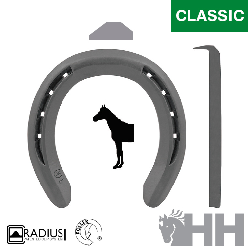 HERRADURA KERCKHAERT CLASSIC ROLLER ACERO 1 PESTAÑA DELANTERA