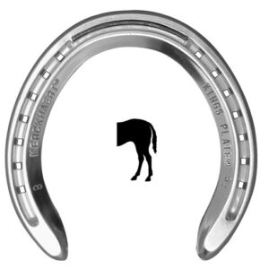 HERRADURA KERCKHAERT KINGS PLATE ALUMINIO SIN PESTAÑA POSTERIOR