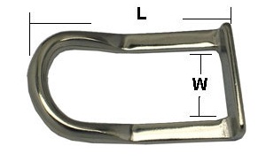 PASADOR ENGANCHE INOXIDABLE (22 X 59 mm)