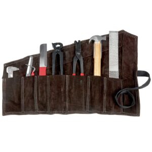 JUEGO HISMAR HERRAMIENTAS HERRAJE CON FUNDA DE CUERO