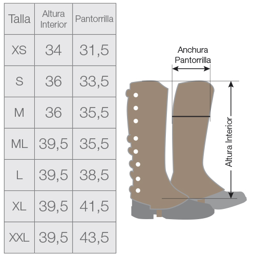 POLAINAS LEXHIS PORTUGUESA SERRAJE (PAR) - Imagen 2