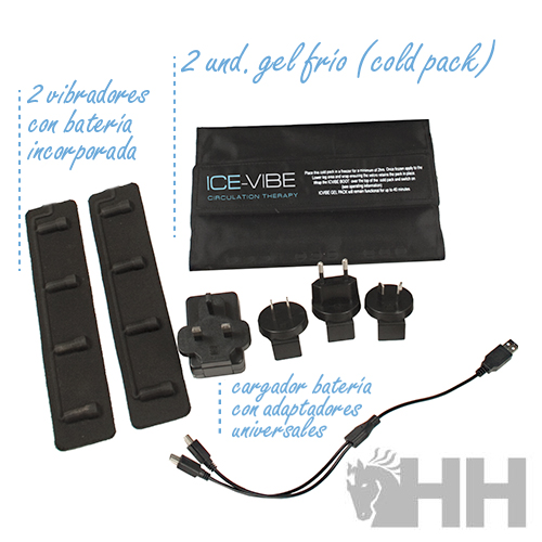 PROTECTOR HORSEWARE ICE-VIBE (SET COMPLETO) TENDON - Imagen 3