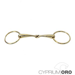 FILETE SEFTON CYPRIUM ORO ANILLA EMBOCADURA MACIZA GROSOR 14 MM