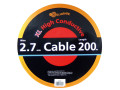 Cable doble aislado de 2,7 mm (rollo 200 m)