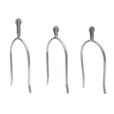 ESPUELIN SEFTON INOXIDABLE GALLO RECTO CON RULETA CON PINCHOS (PAR)