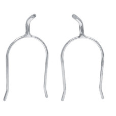 ESPUELIN SEFTON INOXIDABLE GALLO CURVO HACIA ADENTRO SIN RULETA (PAR)