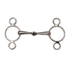 FILETE SEFTON PESSOA CON EMBOCADURA HUECA Y TRES ANILLAS 