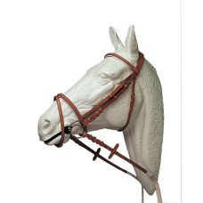 CABEZADA LEXHIS MUSEROLA SENCILLA RIENDA GOMA