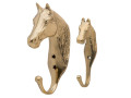 PERCHA CABEZA CABALLO LATON  