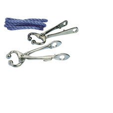 NARIGUERA ACERO CON CORDON